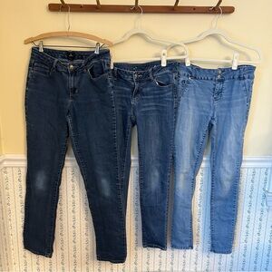 BUNDLE OF 3 Jeans (Size 4)